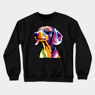 Dachshund Pop Art - Dog Lover Gifts Crewneck Sweatshirt